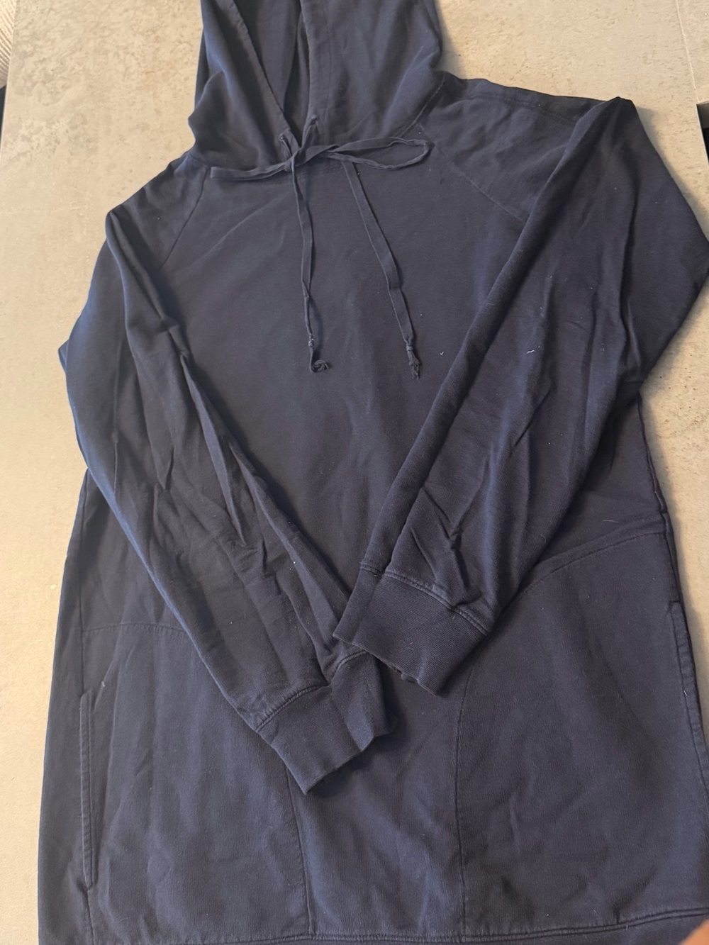 Theory Men's Navy Hooded Pullover